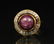 18K Y/G DIAMOND AND STAR RUBY RING - 2