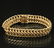 14K Y/G MULTI-LINK BRACELET; 16 GR TW