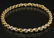 18K Y/G 18" NECKLACE W/DIAMONDS; 88.8 GR TW