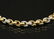 18K Y/G 18" NECKLACE W/DIAMONDS; 88.8 GR TW - 2