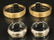 2 PAIRS OF 14K GOLD HOOP EARRINGS; 11.4 GR TW