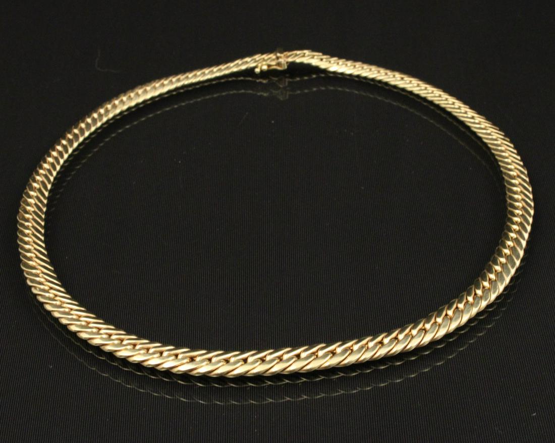 14K Y/G HEAVY 16" CHAIN;  22.8 GR TW (1 of 2)