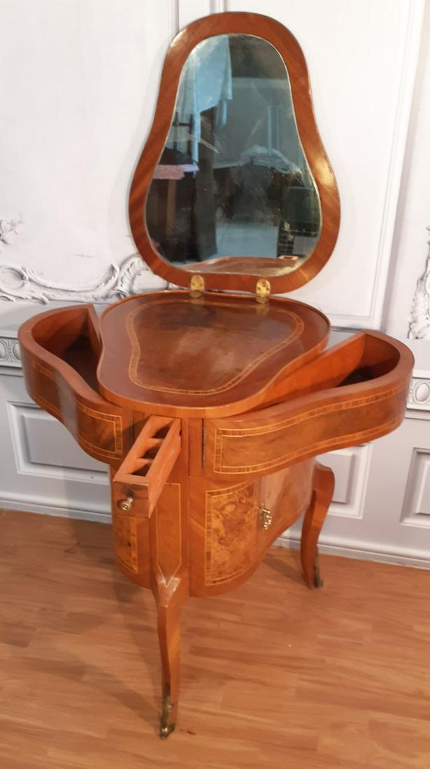 FRENCH EXOTIC WOOD INLAID "COIFEUSE ET TABLE A ECRIRE" (1 of 6)