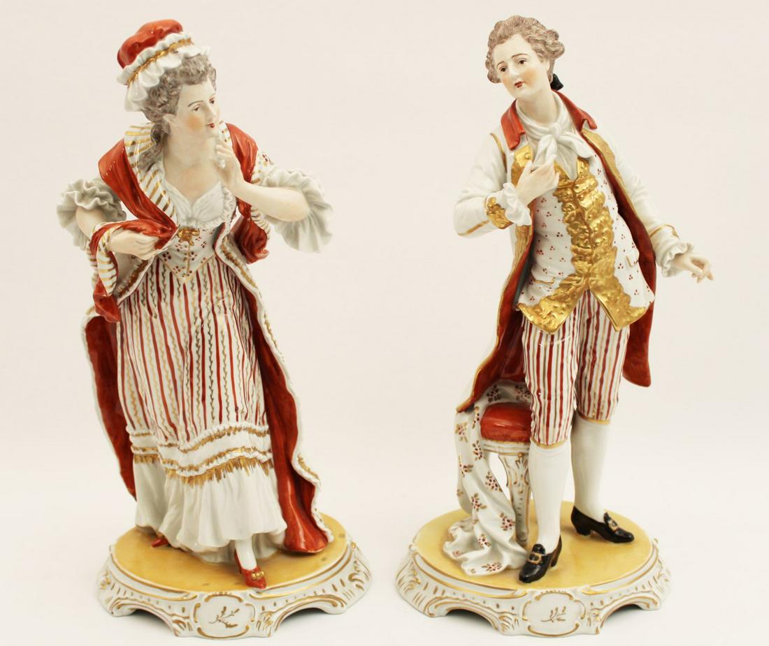 PR. OF GERMAN PORCELAIN DRESDEN FIGURES (1 of 4)