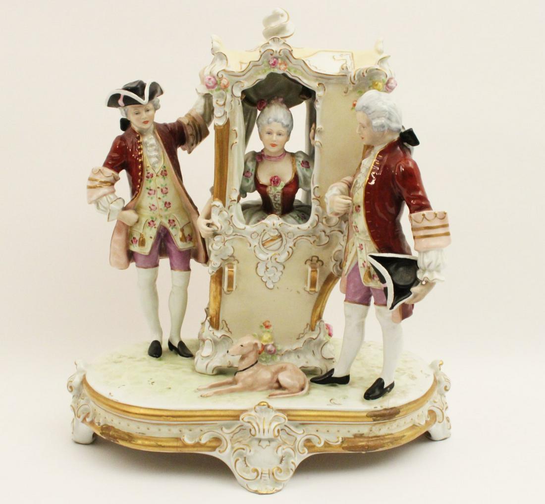 CAPO DI MONTE PORCELAIN TABLE MODEL (1 of 4)