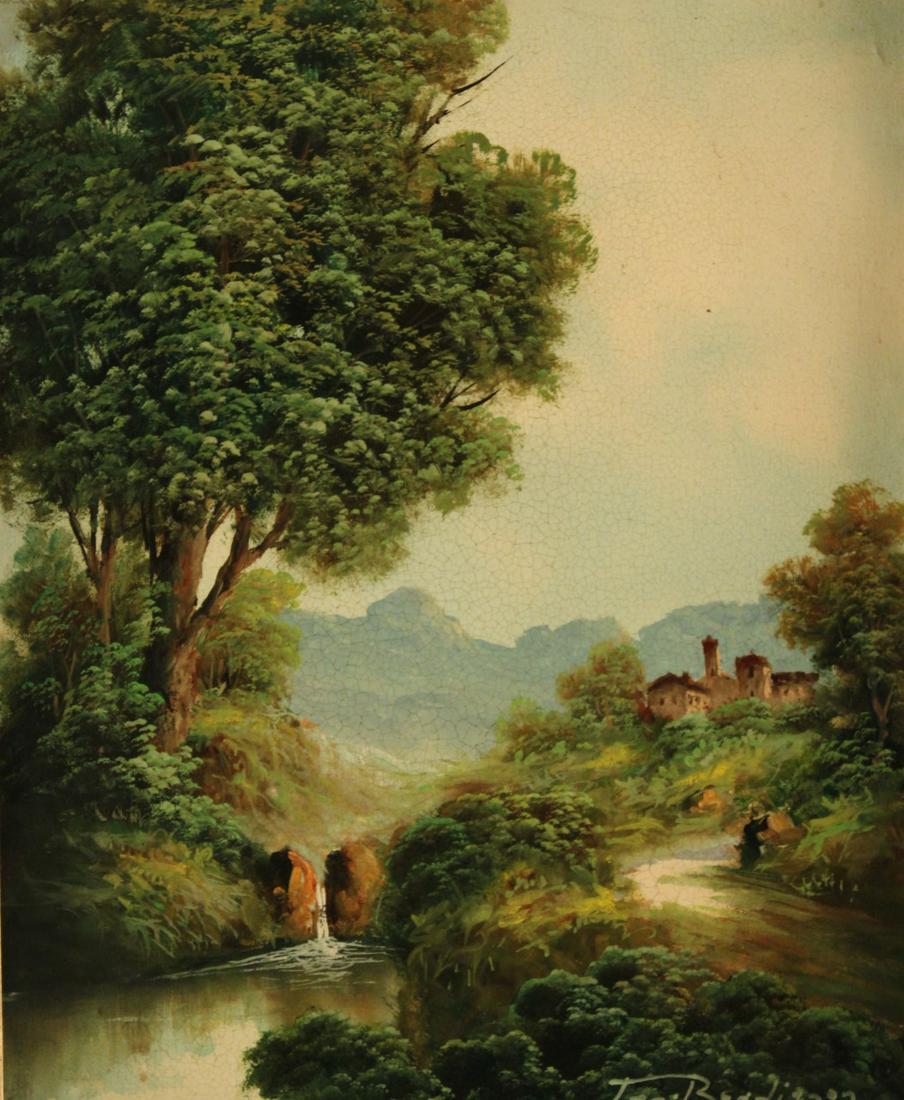 TONI BORDGNON, O/C ITALIAN LANDSCAPE (1 of 4)