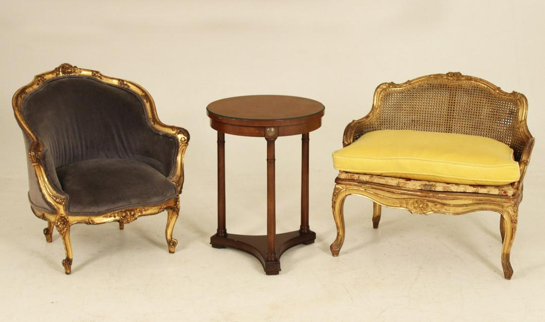 3 PC. LOT;  MARQUIS, BERGERE AND PETITE GUERIDON (1 of 2)
