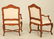 Pr of Louis xv style walnut chairs - 3