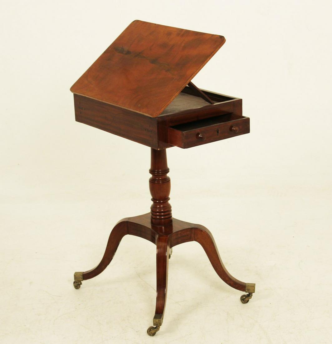 PERIOD ENGLISH REGENCY MAHOGANY ARCHITECT TABLE (1 of 2)