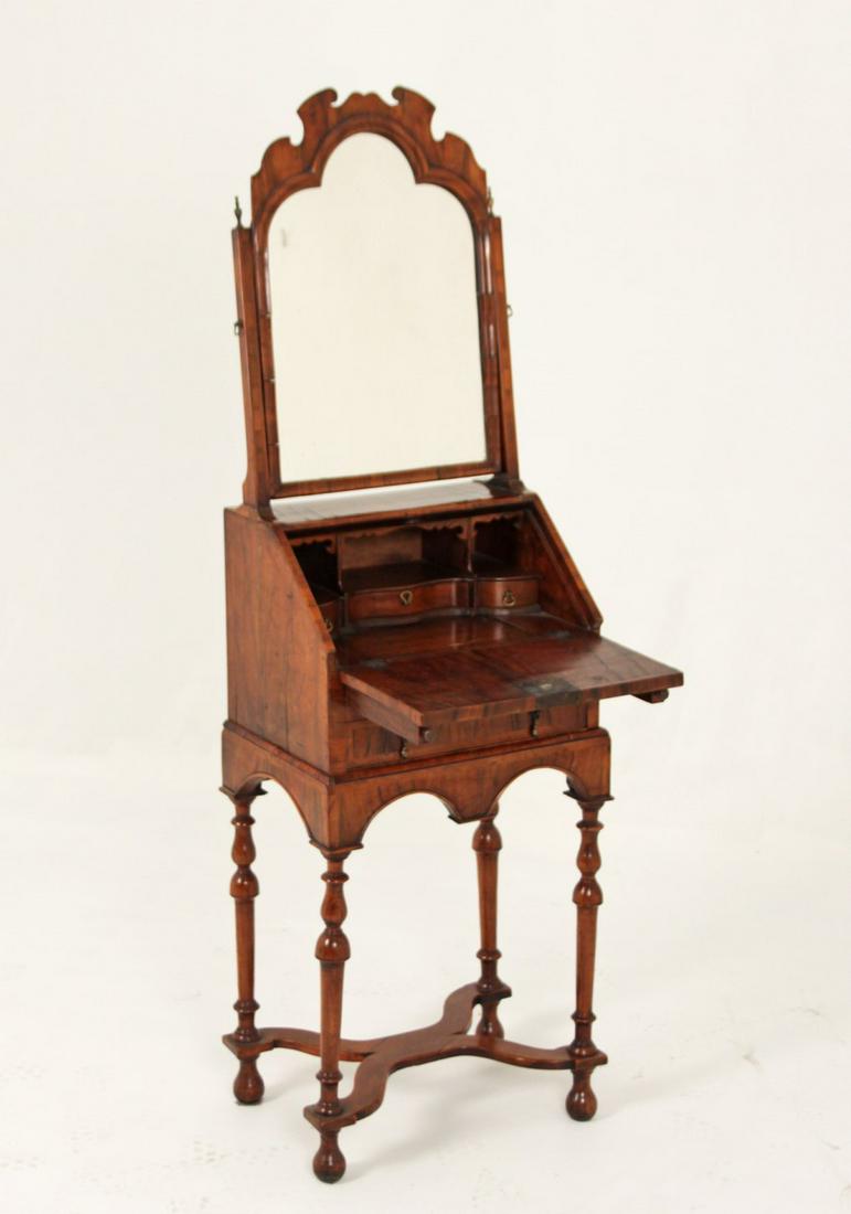 18TH C. WILLIAM & MARY WALNUT CHILD'S BUREAU (1 of 4)