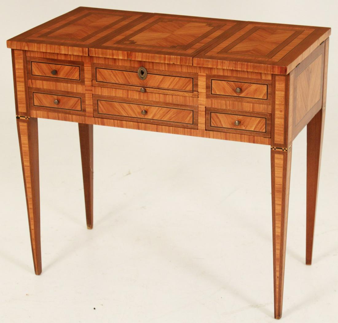 CONTINENTAL POUDREUSE TABLE W/LIFT TOP MIRROR (1 of 6)