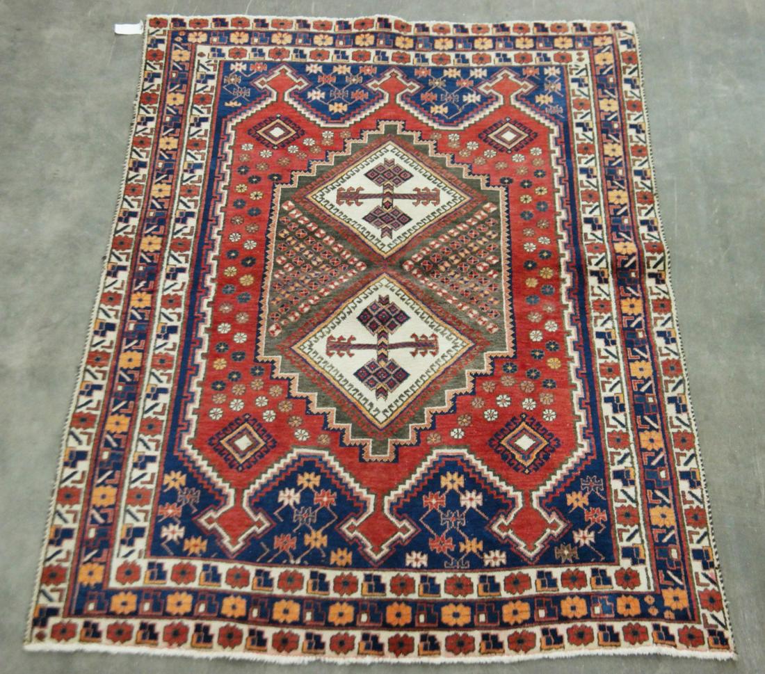 ORIENTAL RUG 5' X 7'1" AFSHAR (1 of 2)