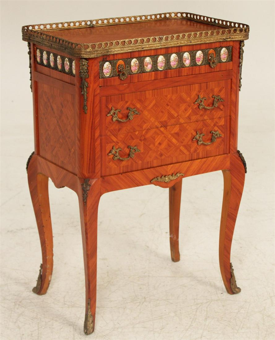 LOUIS XV STYLE PETITE BEDSIDE COMMODE (1 of 3)