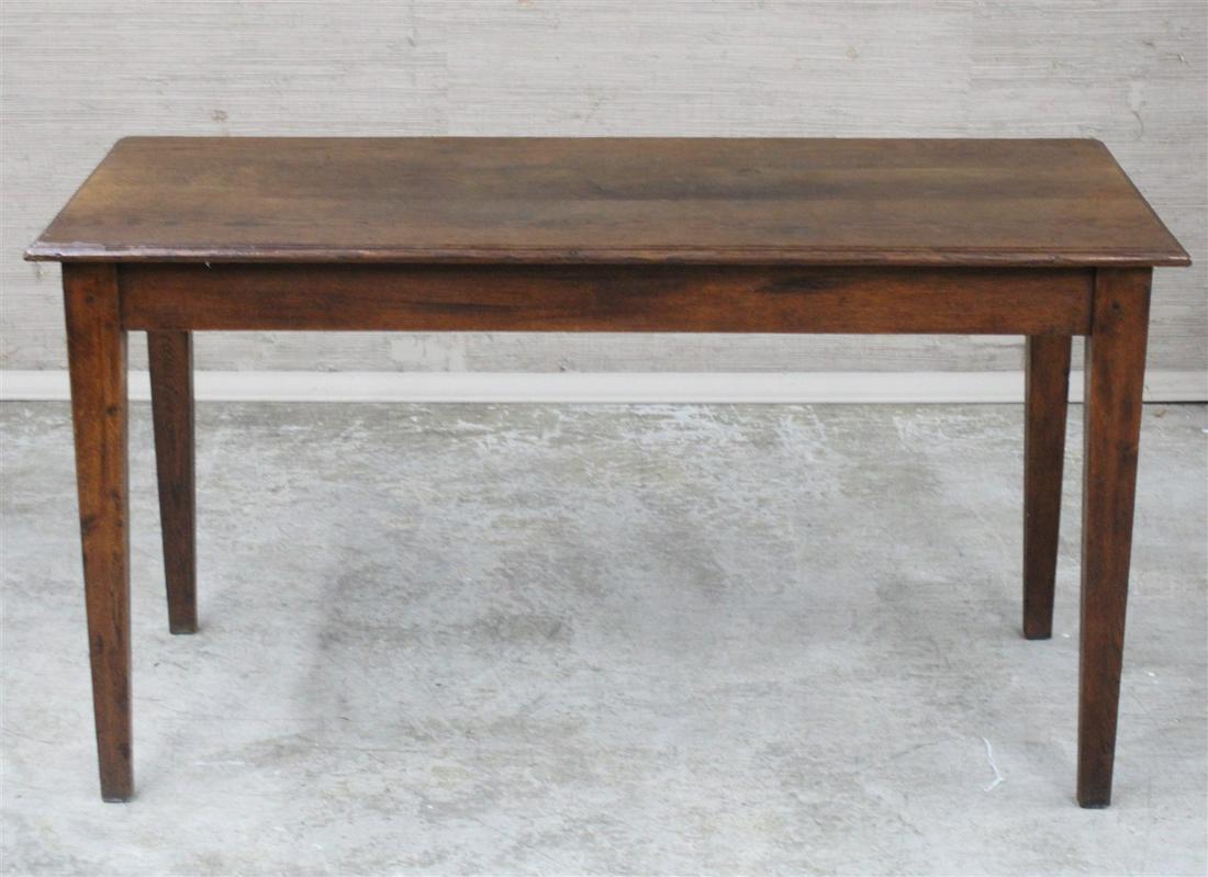 PROV. FRENCH OAK PLANK TOP TABLE W/PEG CONSTRUCTION (1 of 2)