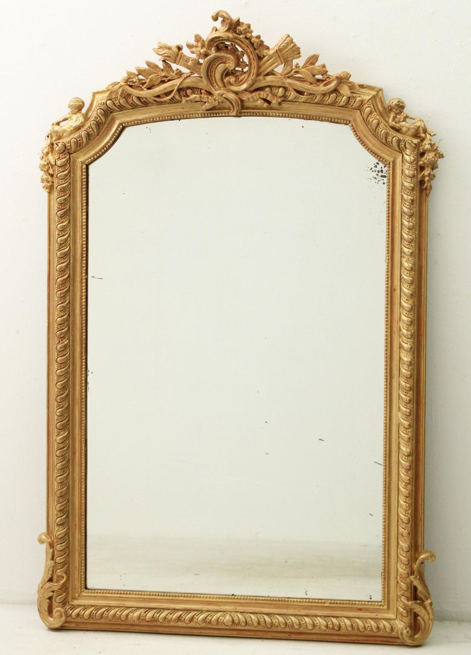 French gold giltwood mirror (1 of 4)