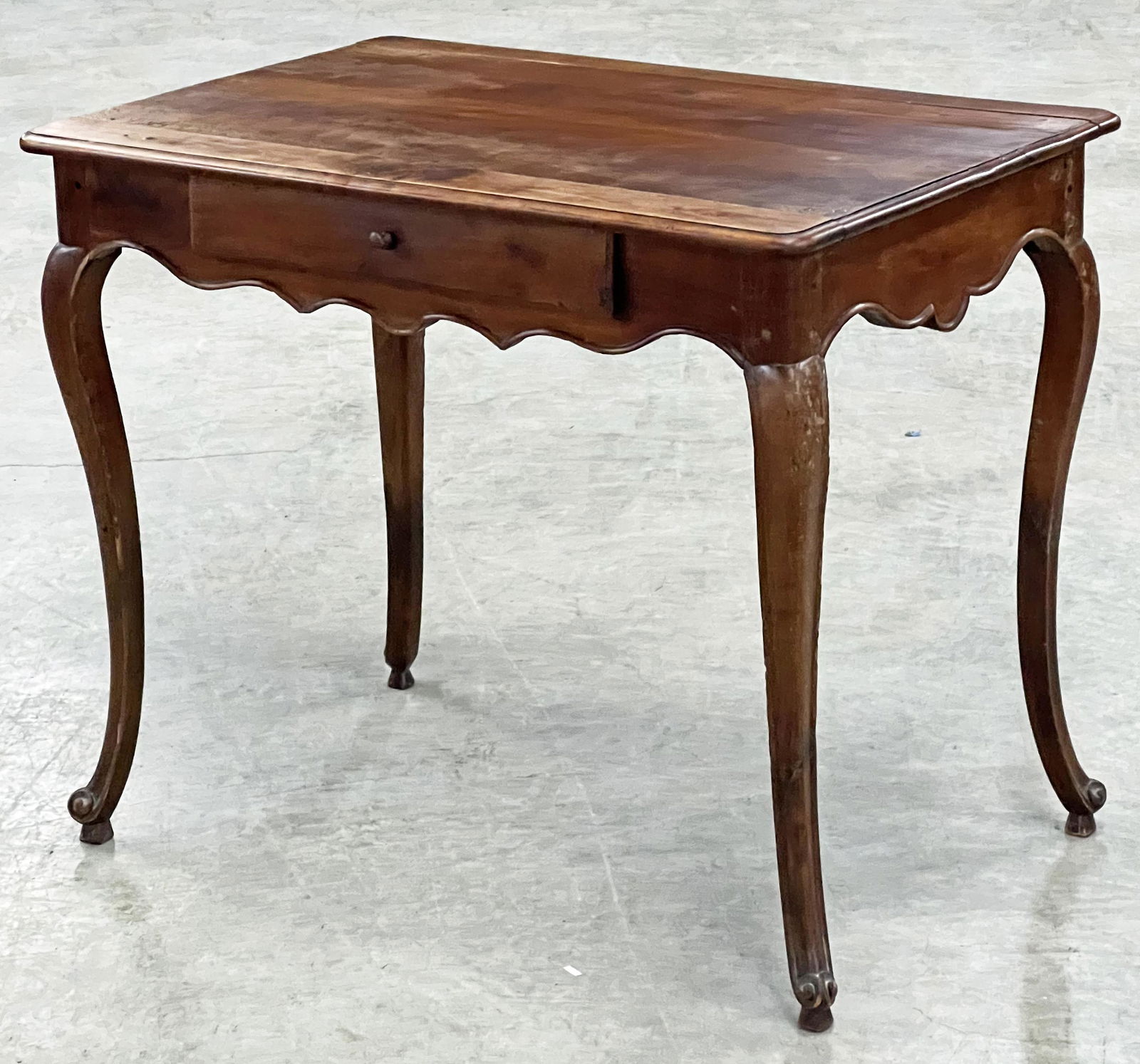 Provincial Louis XV style walnut table (1 of 3)
