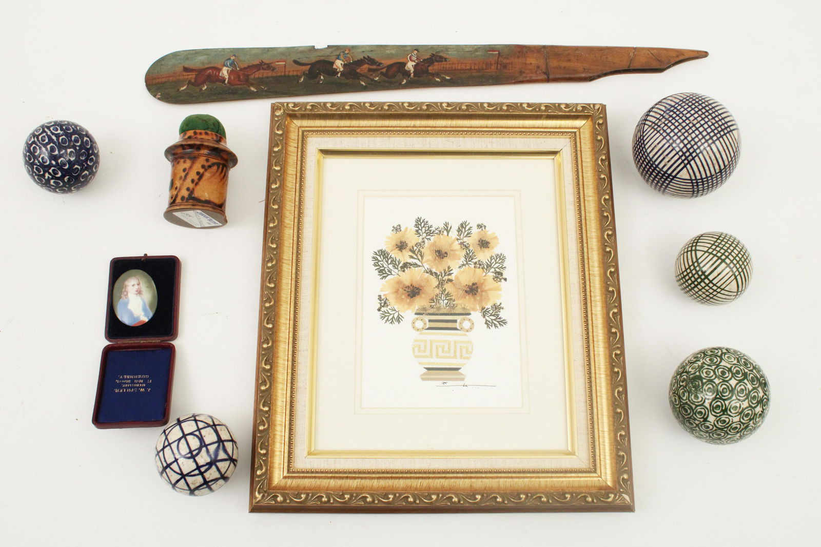 7 pc. misc. lot of decorative items (1 of 1)