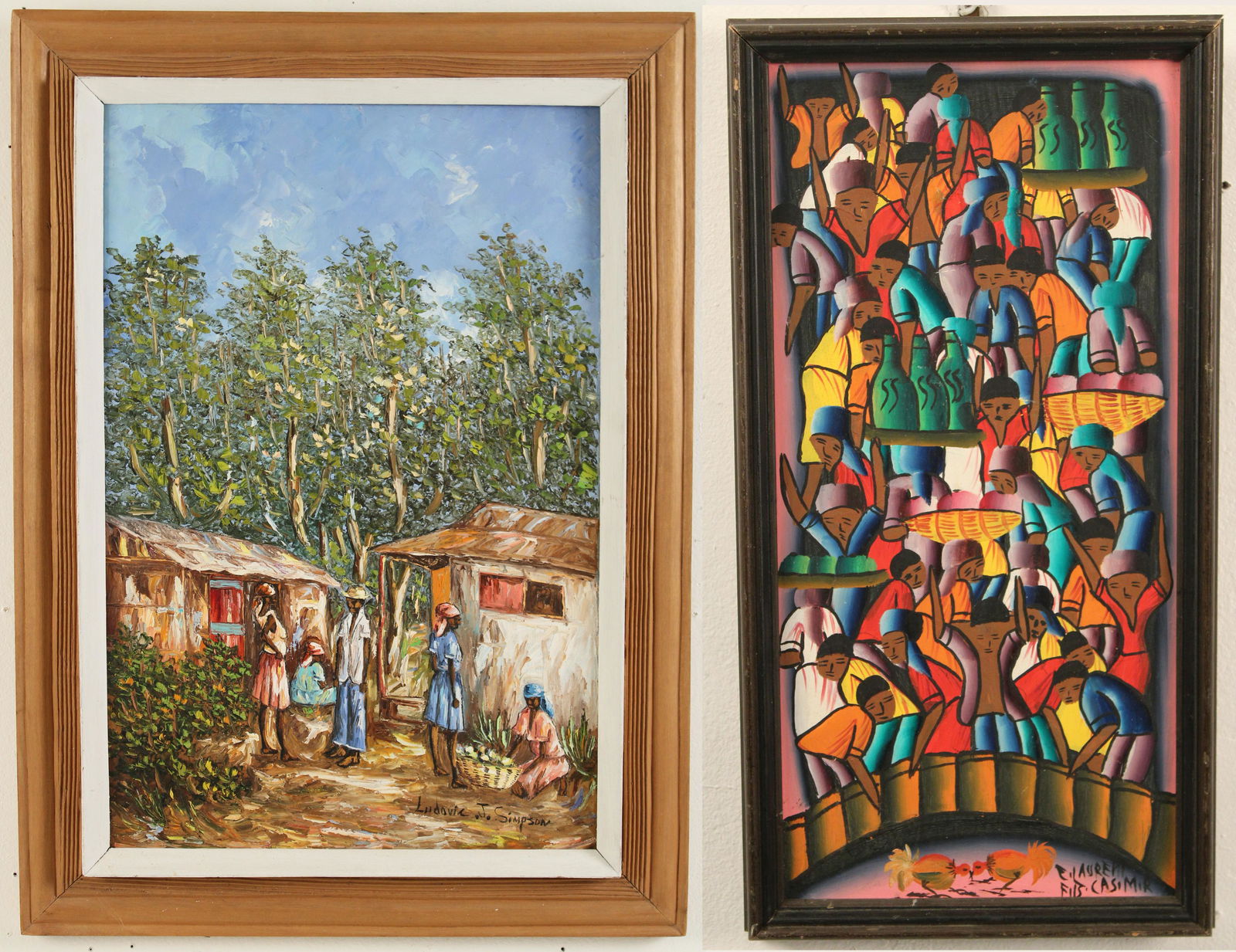 2 pieces of Haitian art (1 of 7)