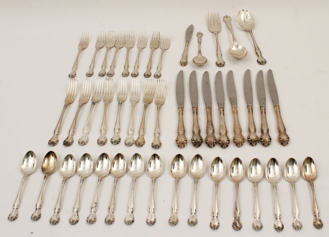 Secret Garden by Gorham 45 piece sterling flatware (1 of 4)