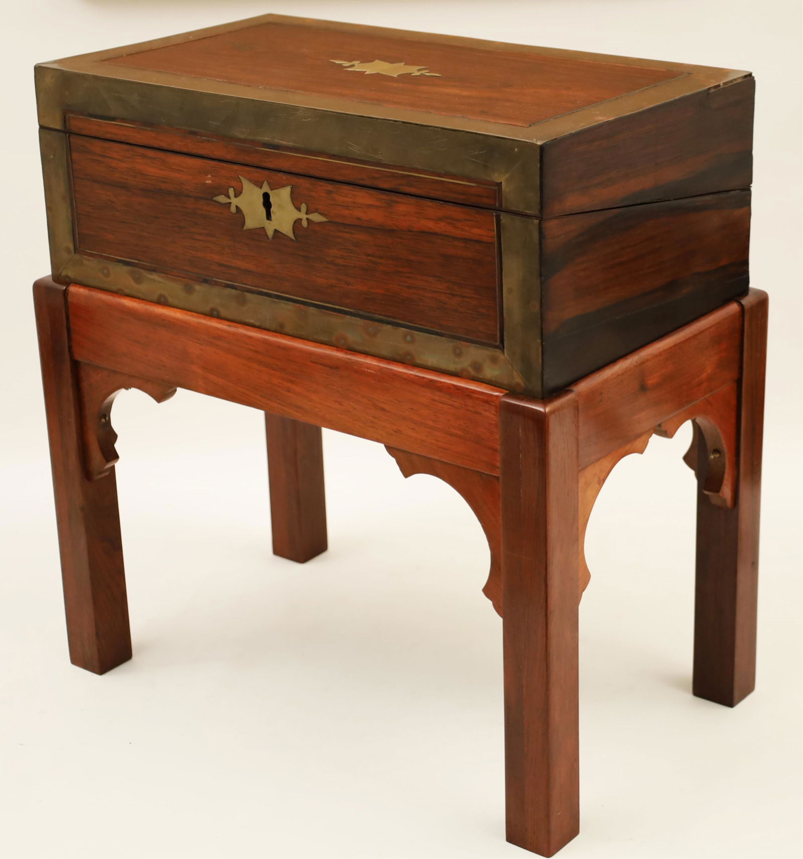 19th C. English Regency Rosewood Lap Desk on Stand (1 of 6)