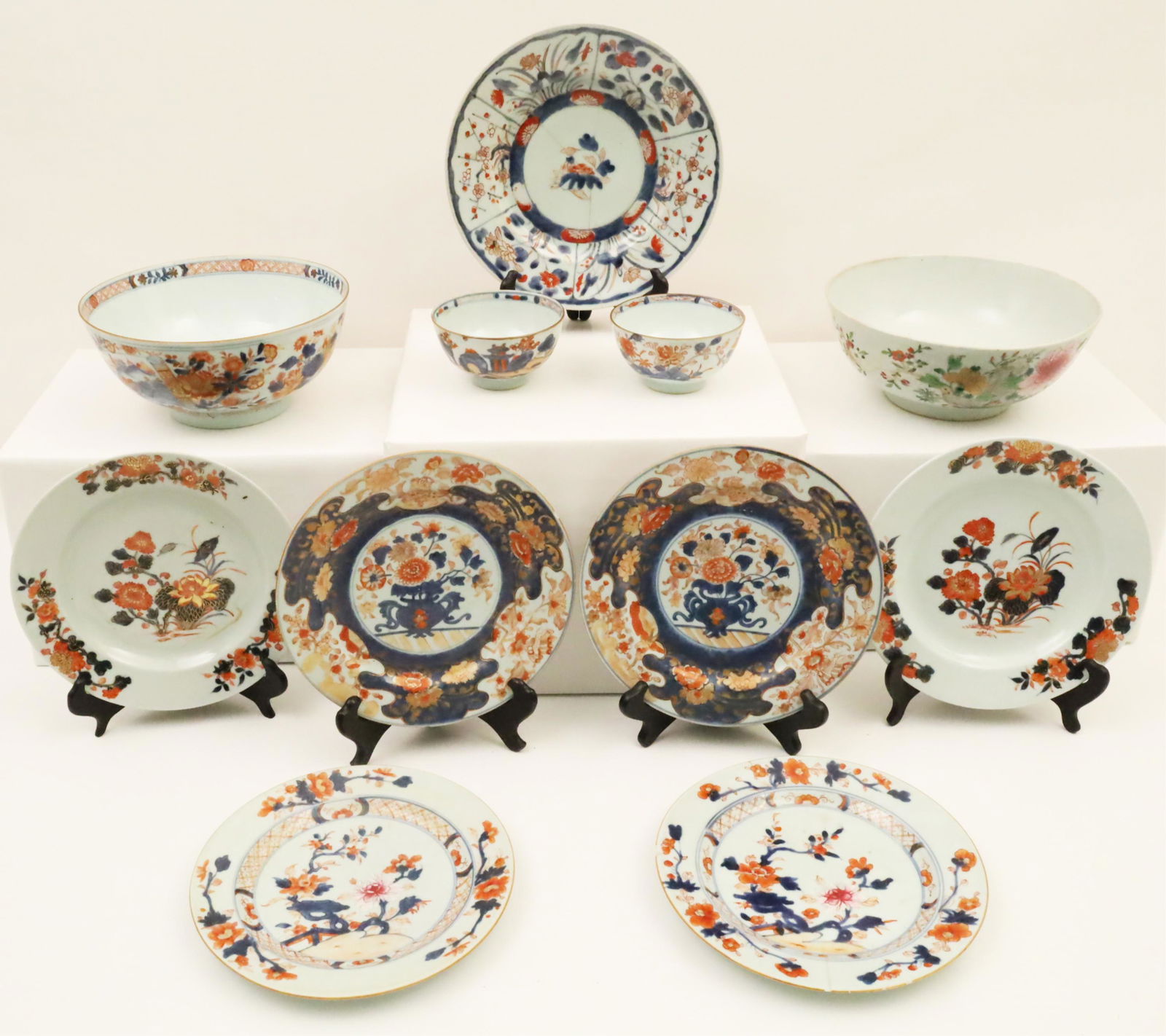 11 piece lot of oriental porcelain (1 of 13)