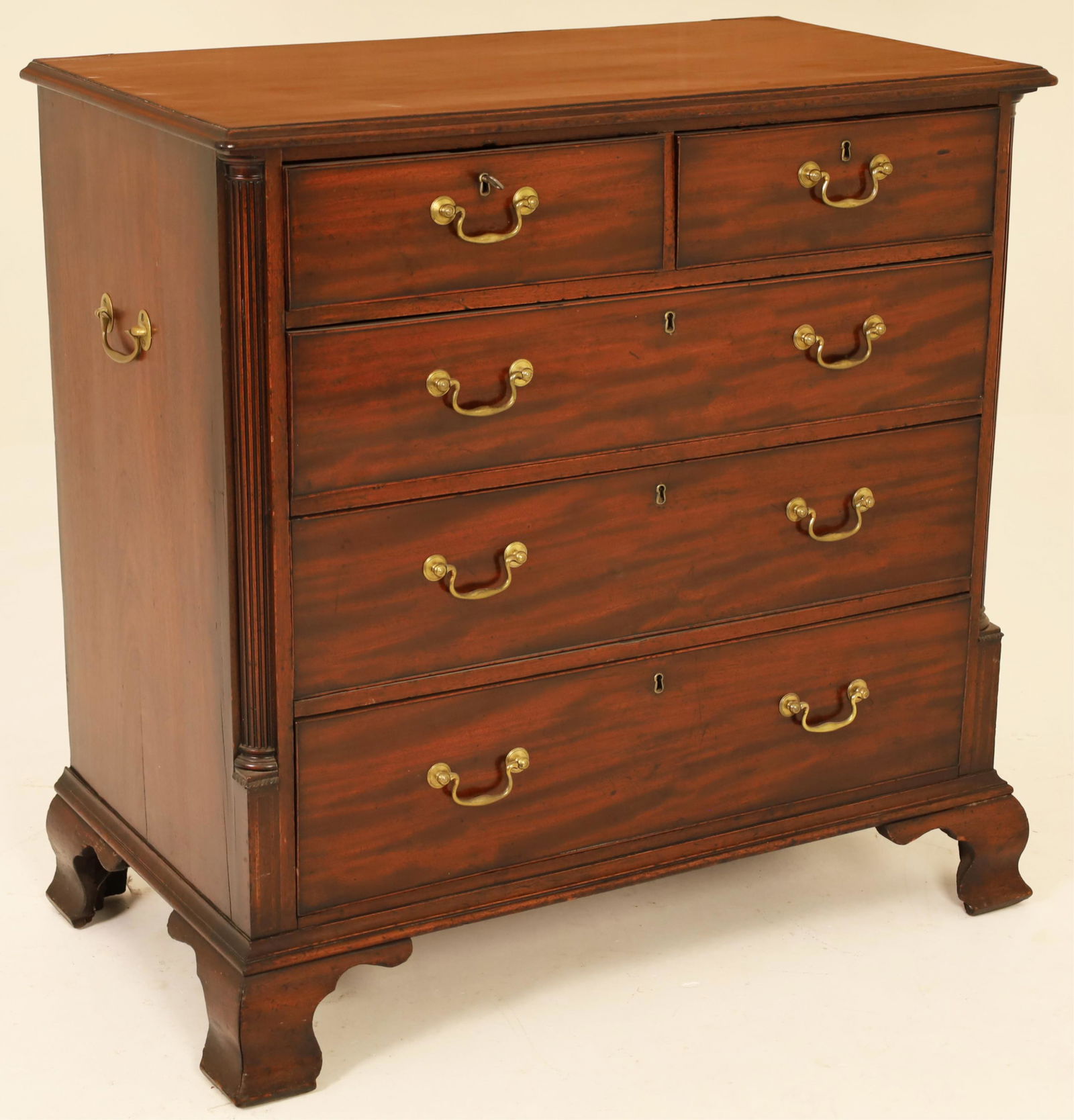 Fine George III Mahogany Straight Front Chest (1 of 4)