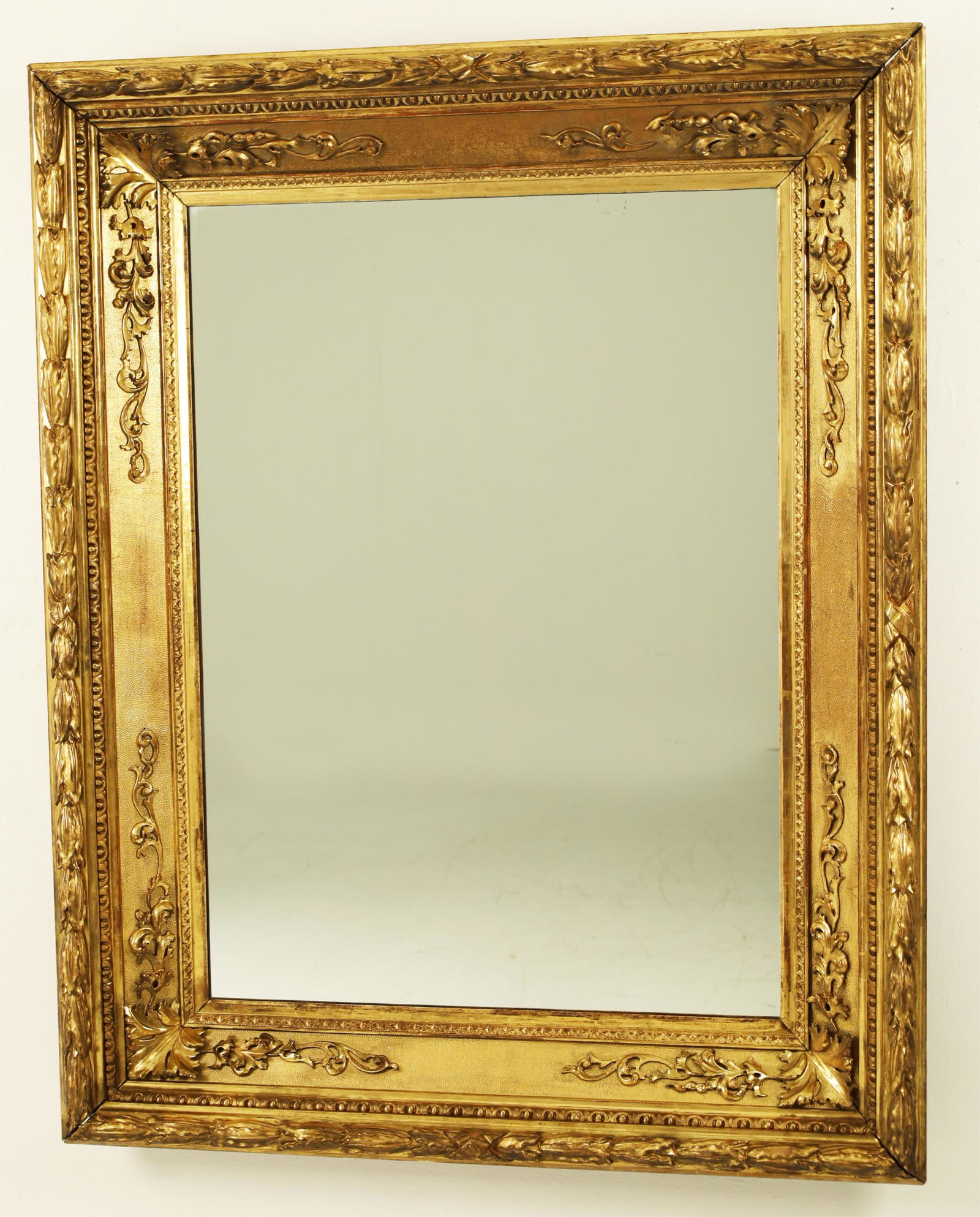 Antique Classical Carved Giltwood Mirror, 19th C. (1 of 4)