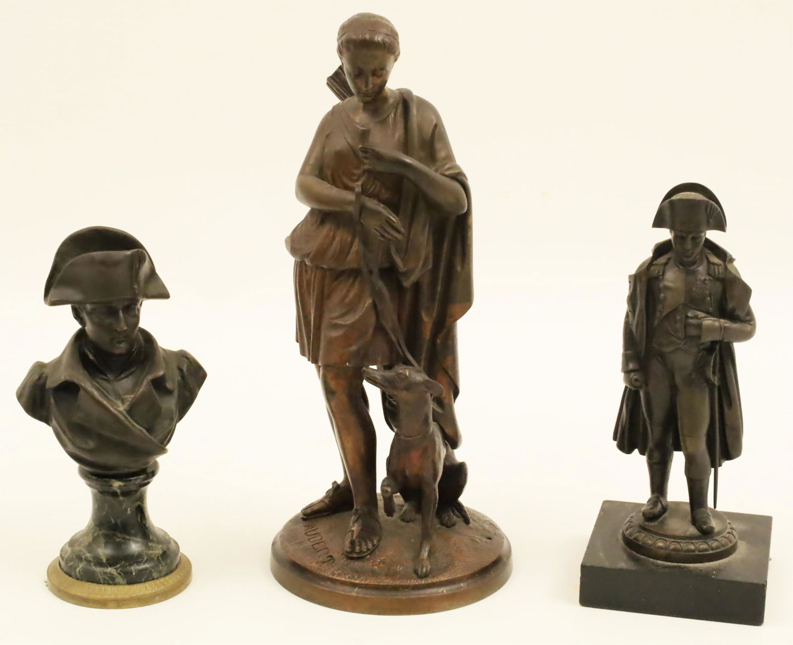 3 Pc. Misc. Lot of Antique French Bronzes (1 of 3)