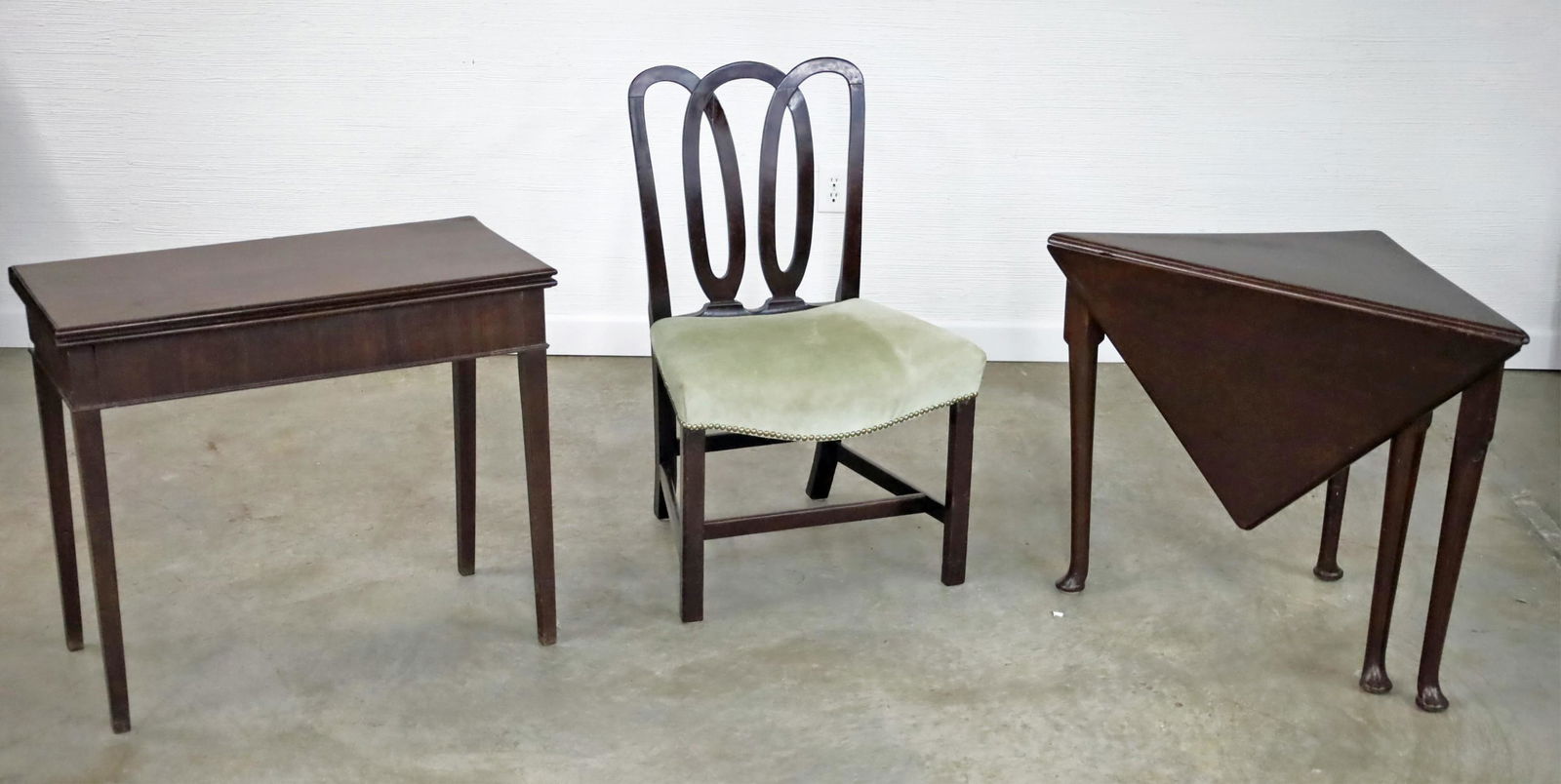 3 Piece Misc. Lot of Georgian Furnishings (1 of 5)