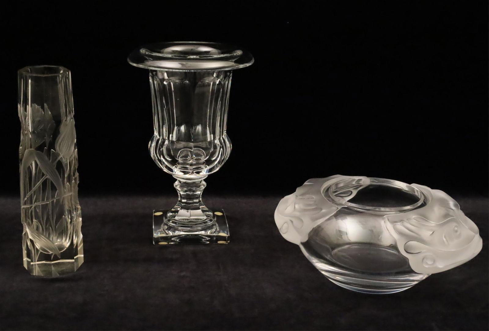 3 Piece Misc. Lot of French Glass (1 of 7)