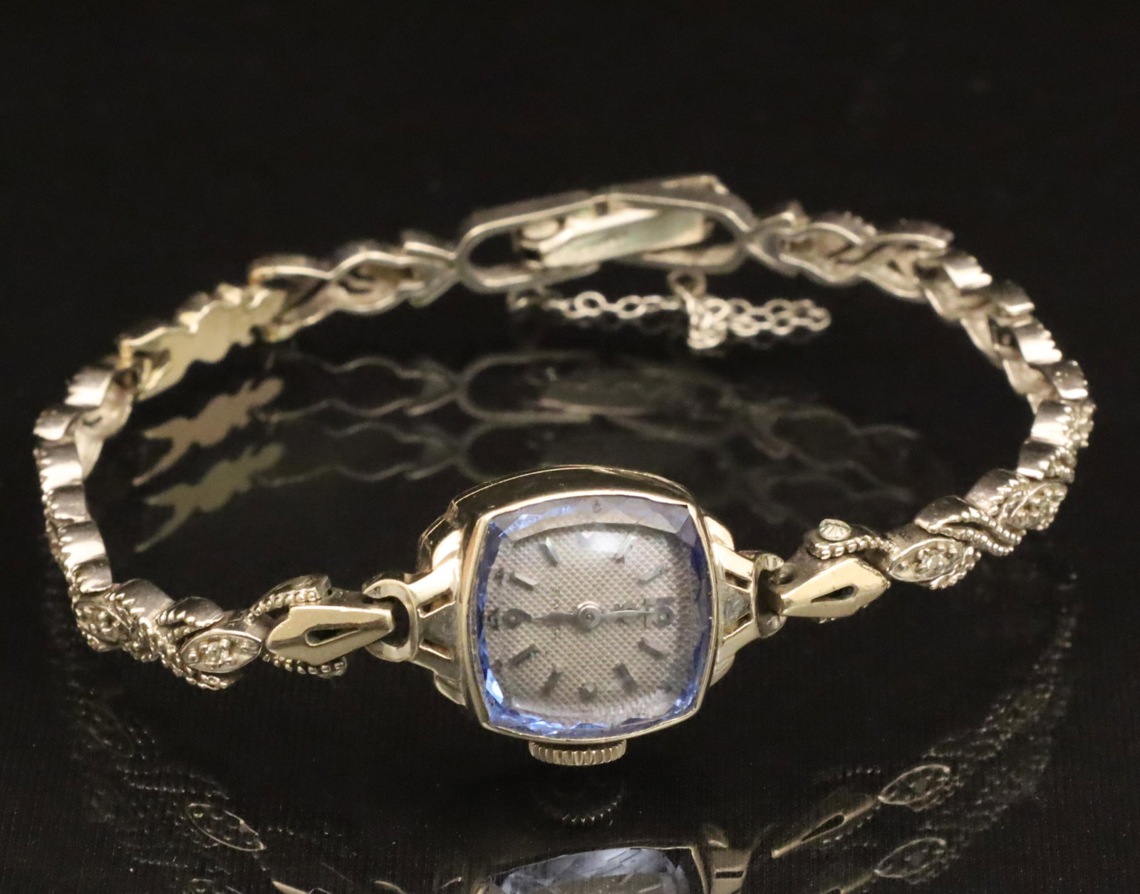 14K WHITE GOLD LADIES OMEGA WATCH (1 of 3)