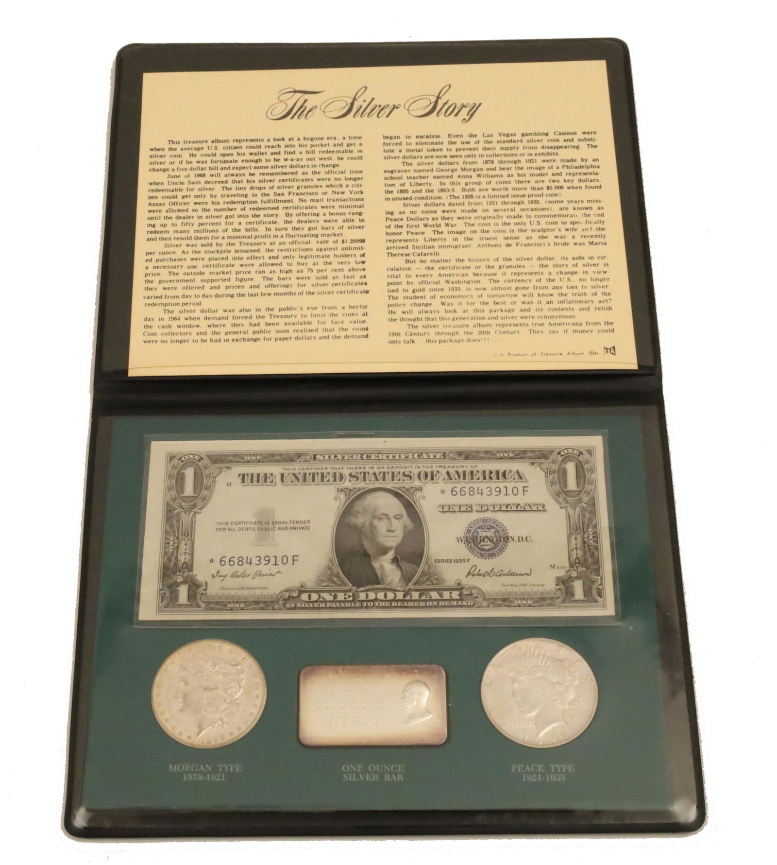 "THE SILVER STORY" BOOKLET & CONTENTS (1 of 3)