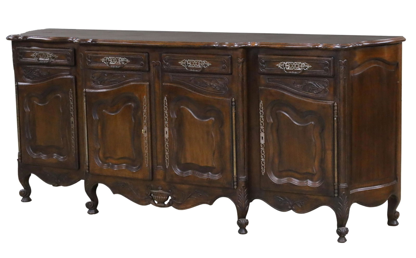 HANDSOME LOUIS XV STYLE WALNUT BUFFET (1 of 5)