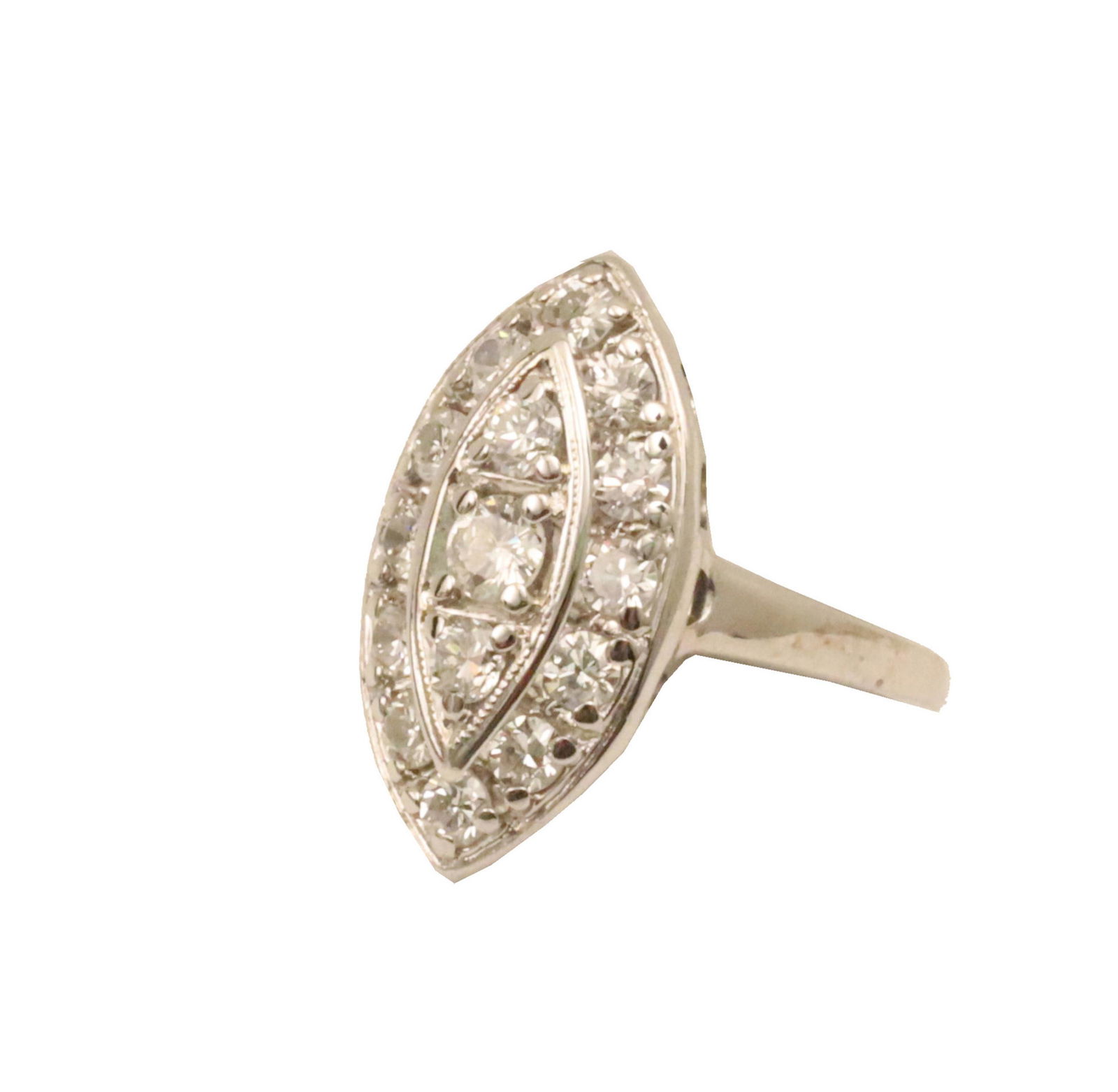 14K WG PRINCESS DIAMOND RING (1 of 3)