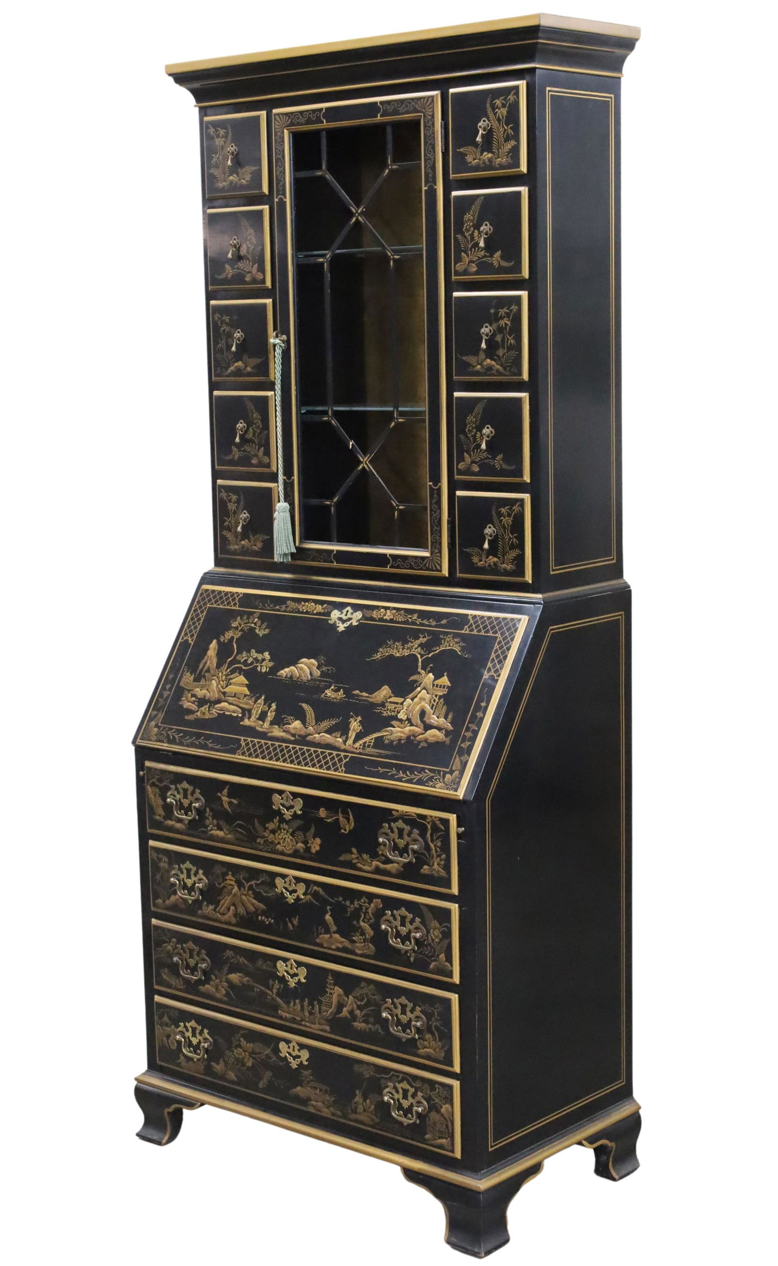 CHINOISERIE DECORATED SECRETARY BY DREXEL (1 of 3)