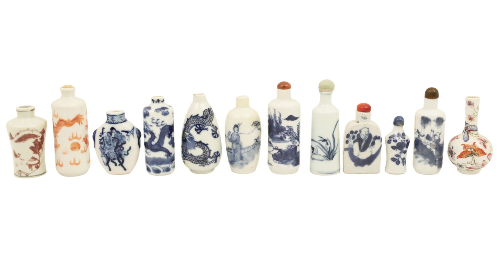 CHINESE PORCELAIN SNUFF BOTTLES (1 of 13)