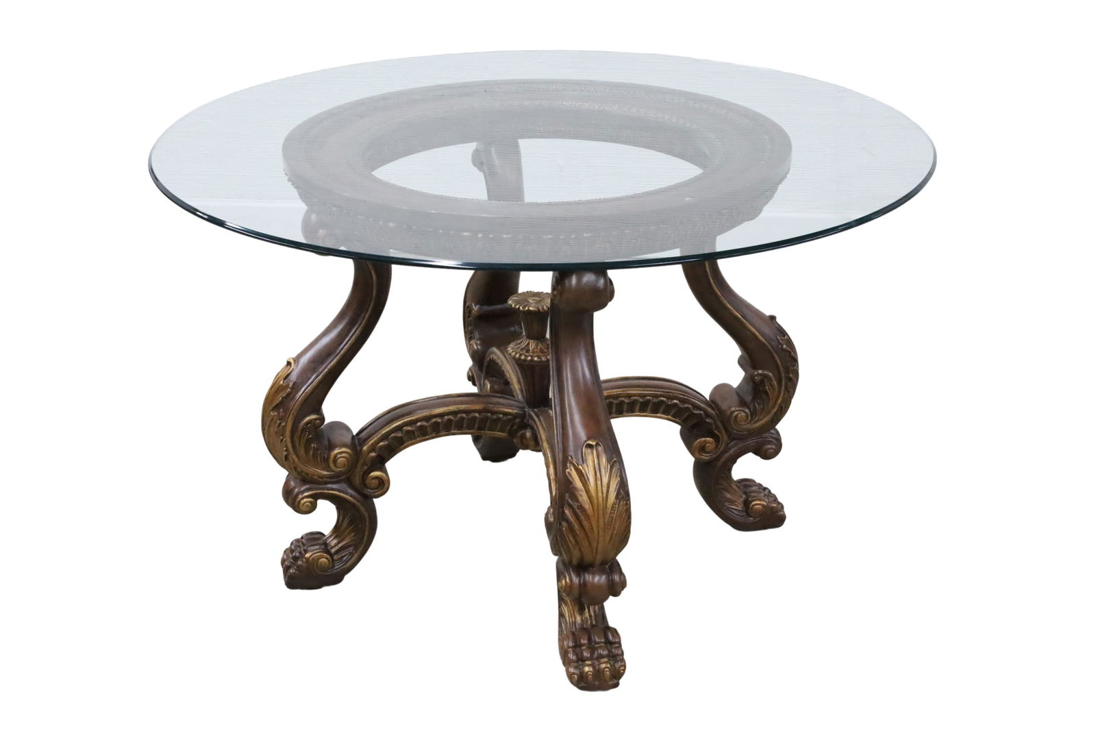 DECORATIVE REGENCY STYLE CENTER TABLE (1 of 2)