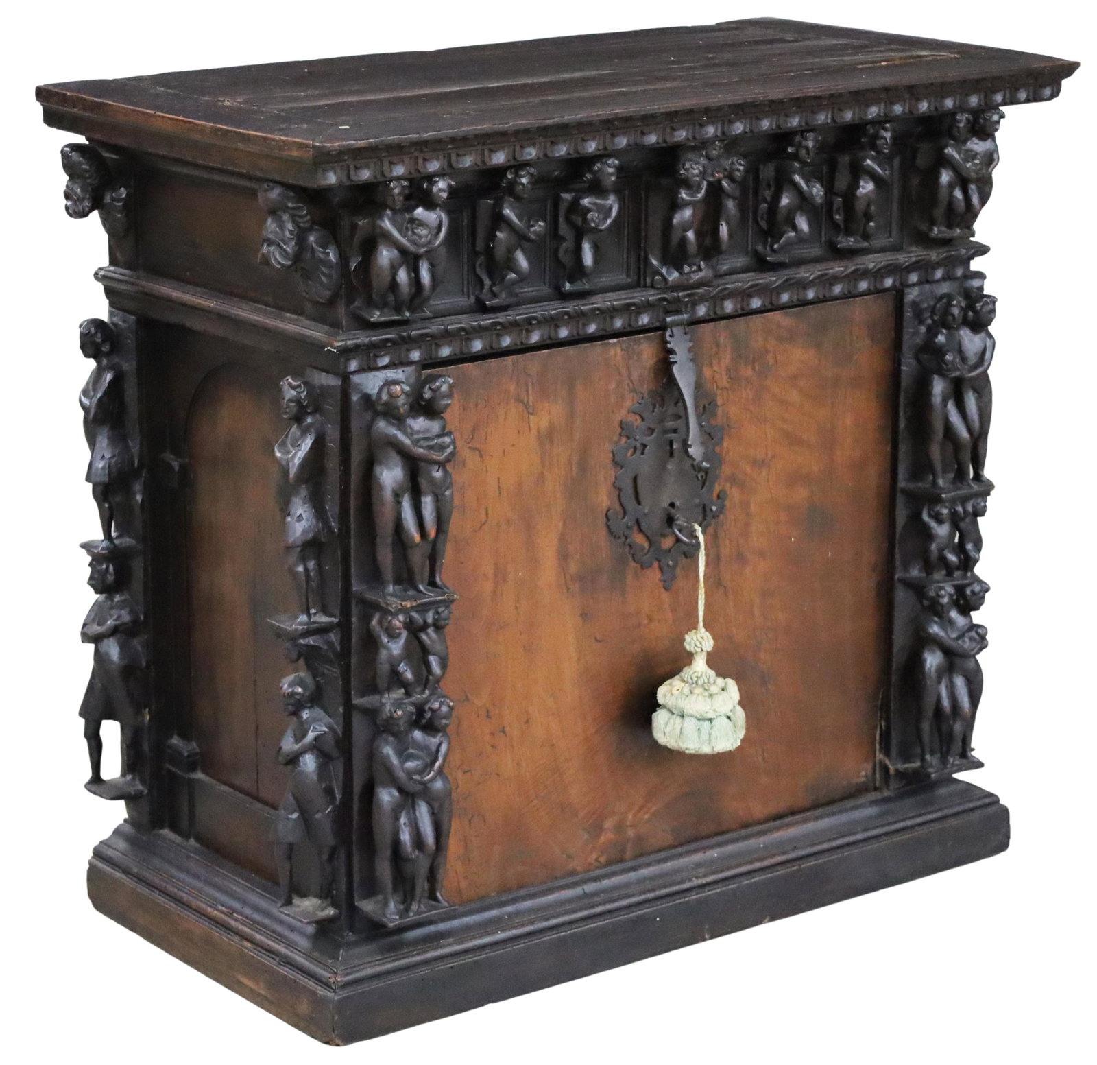 18TH C. CARVED ITALIAN DOCUMENTS CABINET (1 of 7)