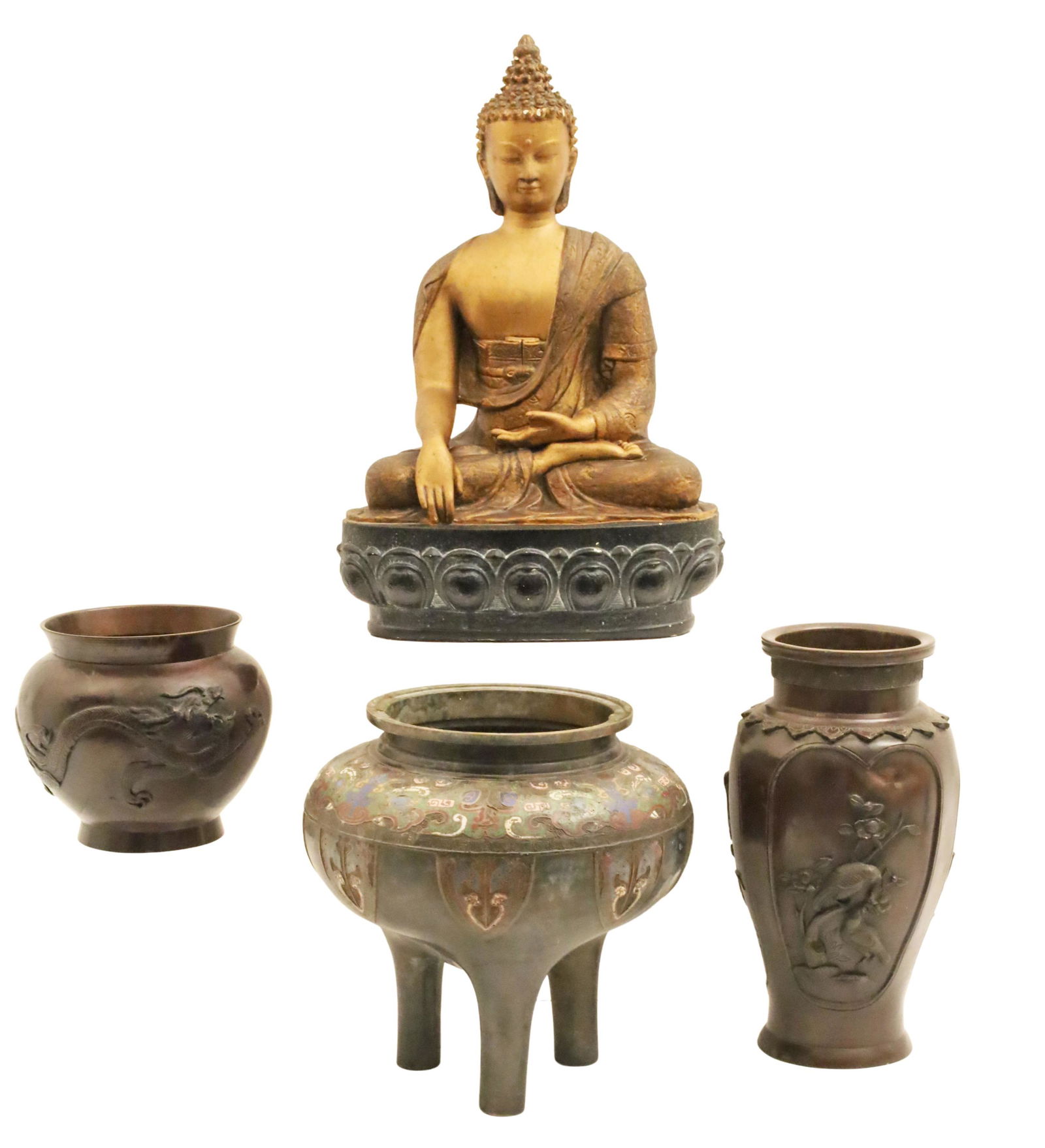 4 PC LOT OF ORIENTALIA (1 of 8)