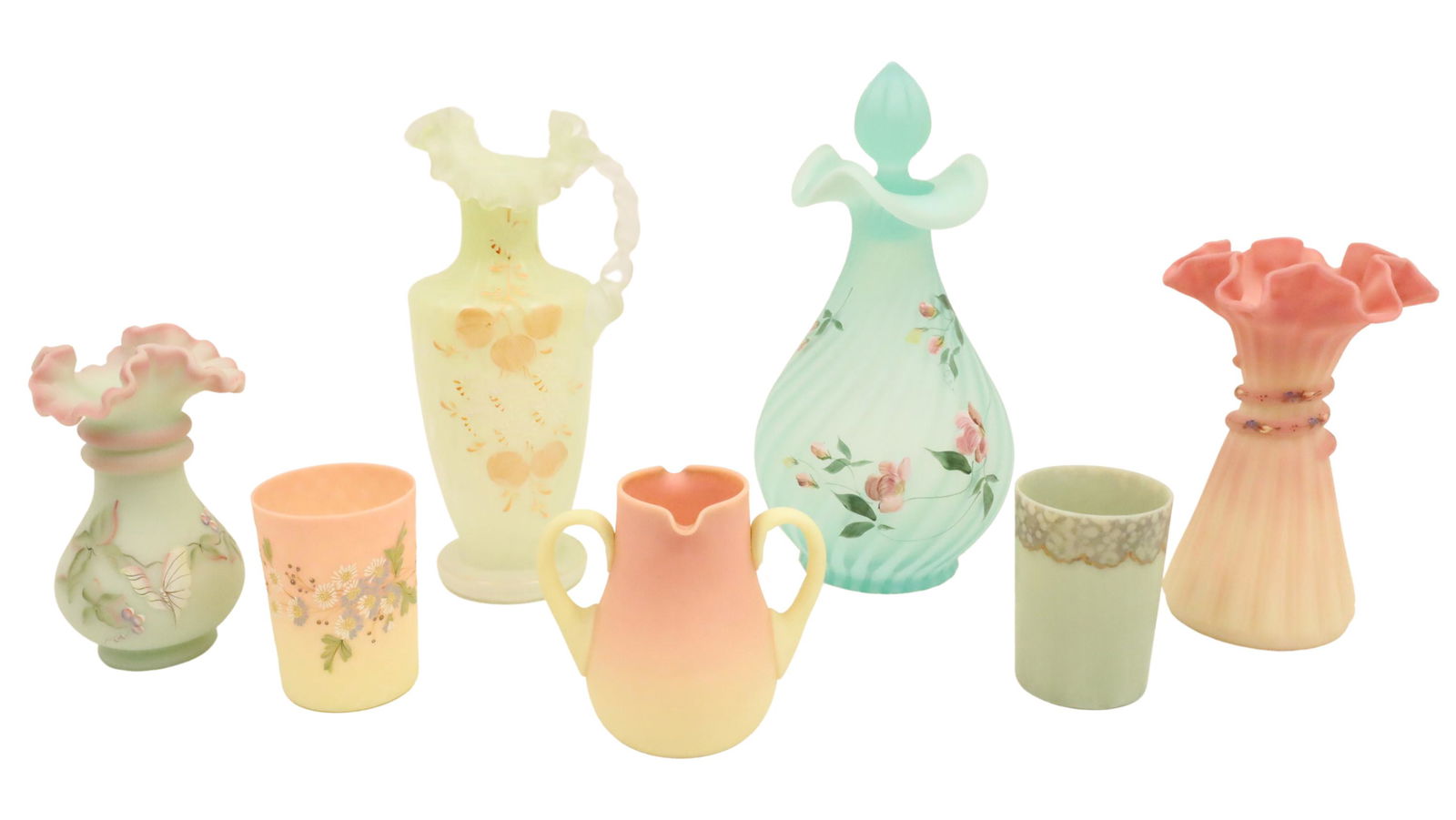 7 PC COLLECTION OF FENTON GLASS (1 of 8)