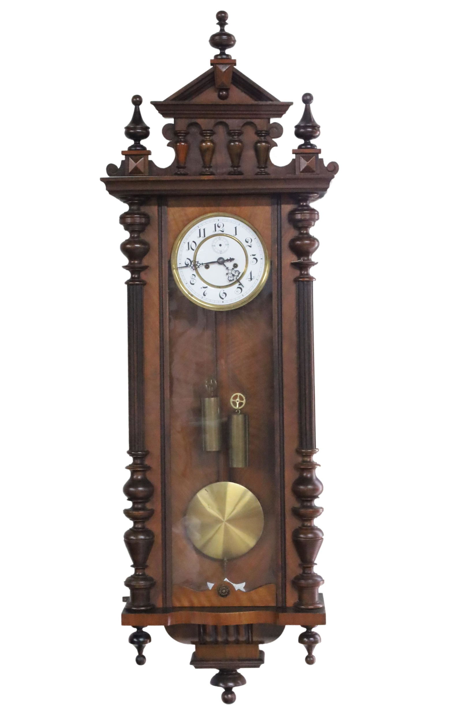 VIENNESE VICTORIAN ERA REGULATOR CLOCK (1 of 6)