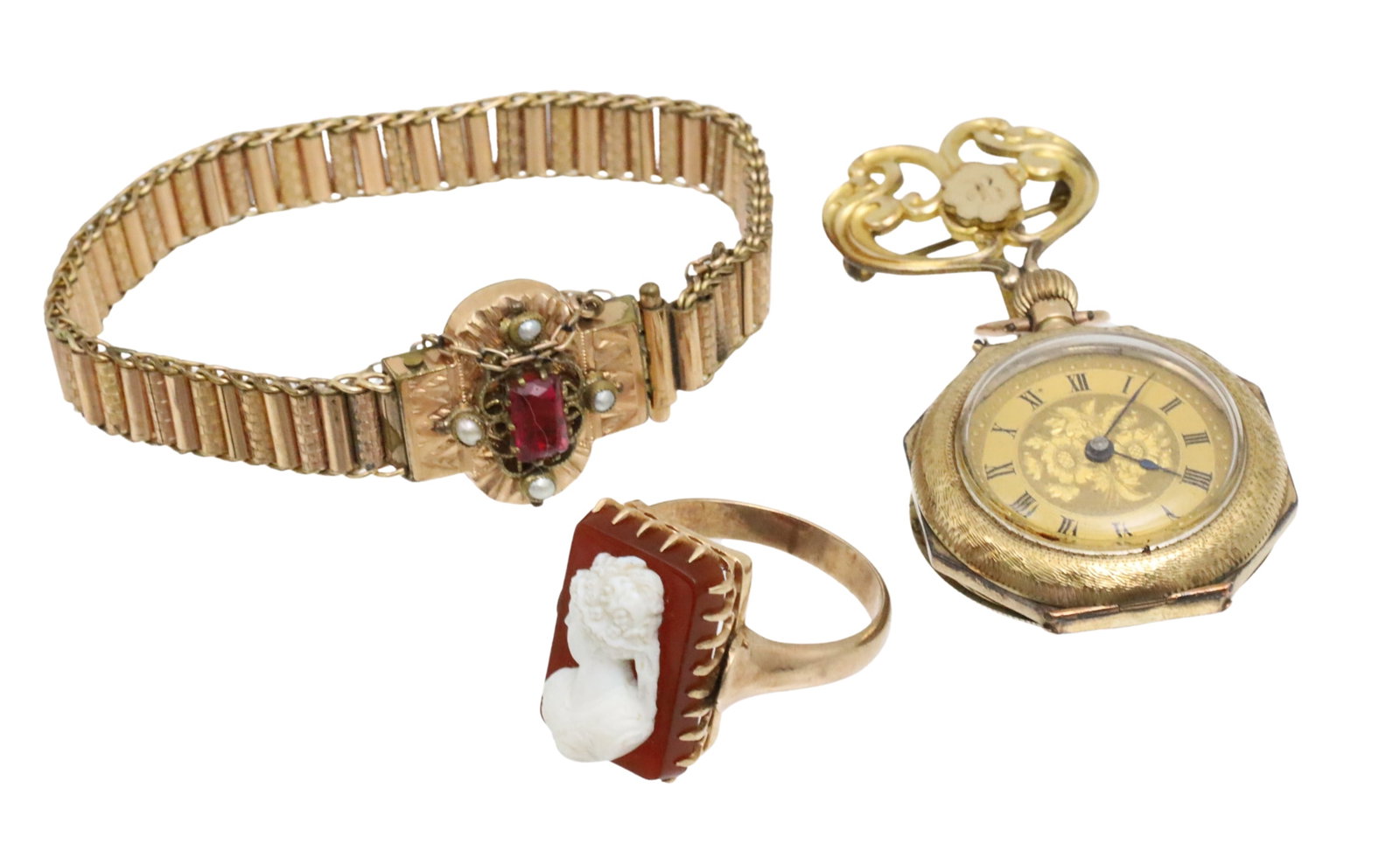 3 PC. MISC. ESTATE LOT OF JEWELRY (1 of 7)