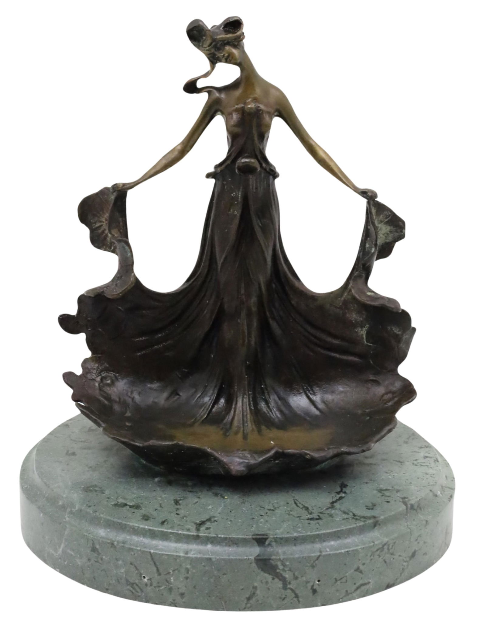 FRENCH NOUVEAU BRONZE MAIDEN, AFTER JOSEPH CARLIER (1 of 3)