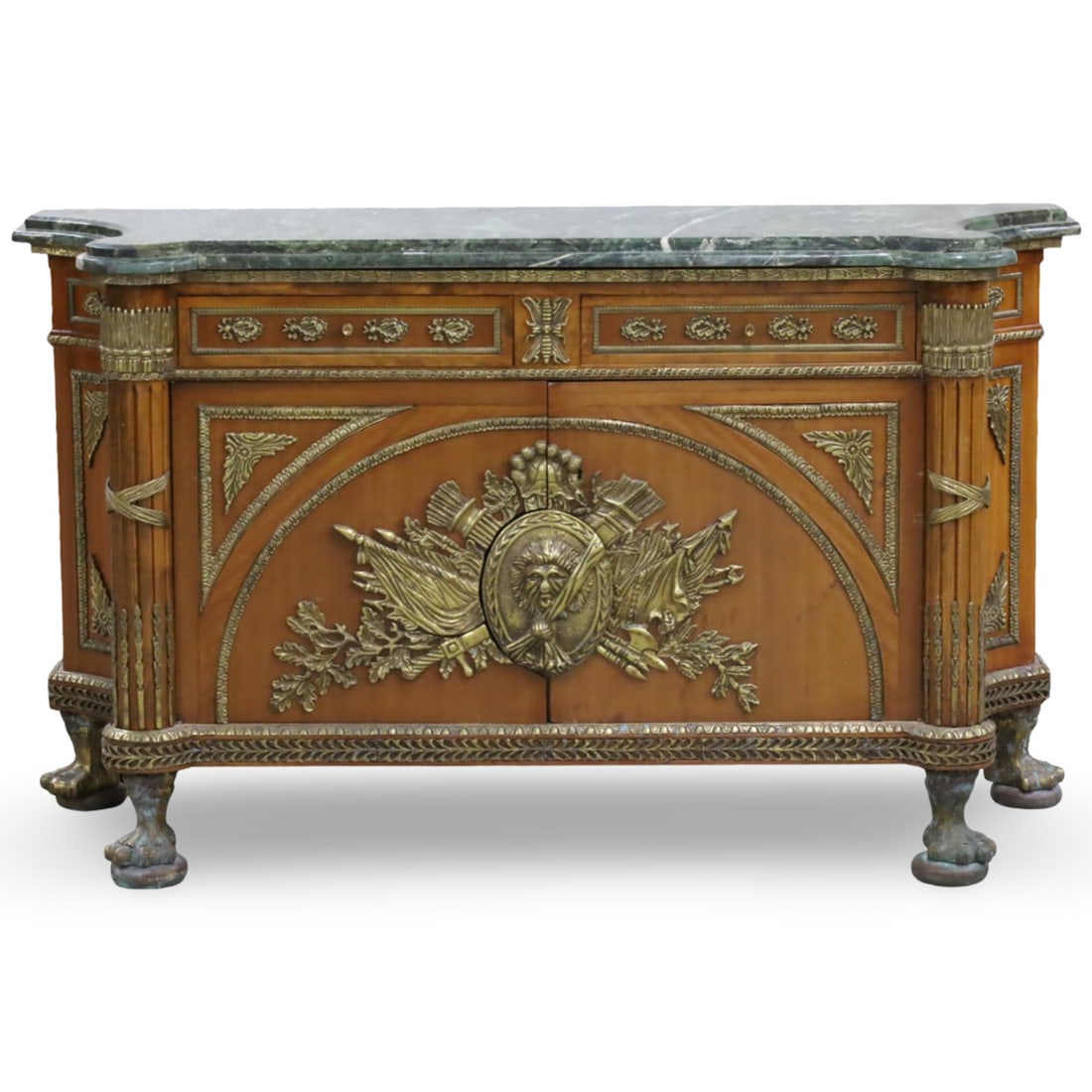FRENCH STYLE MAHOGANY COMMODE (1 of 2)