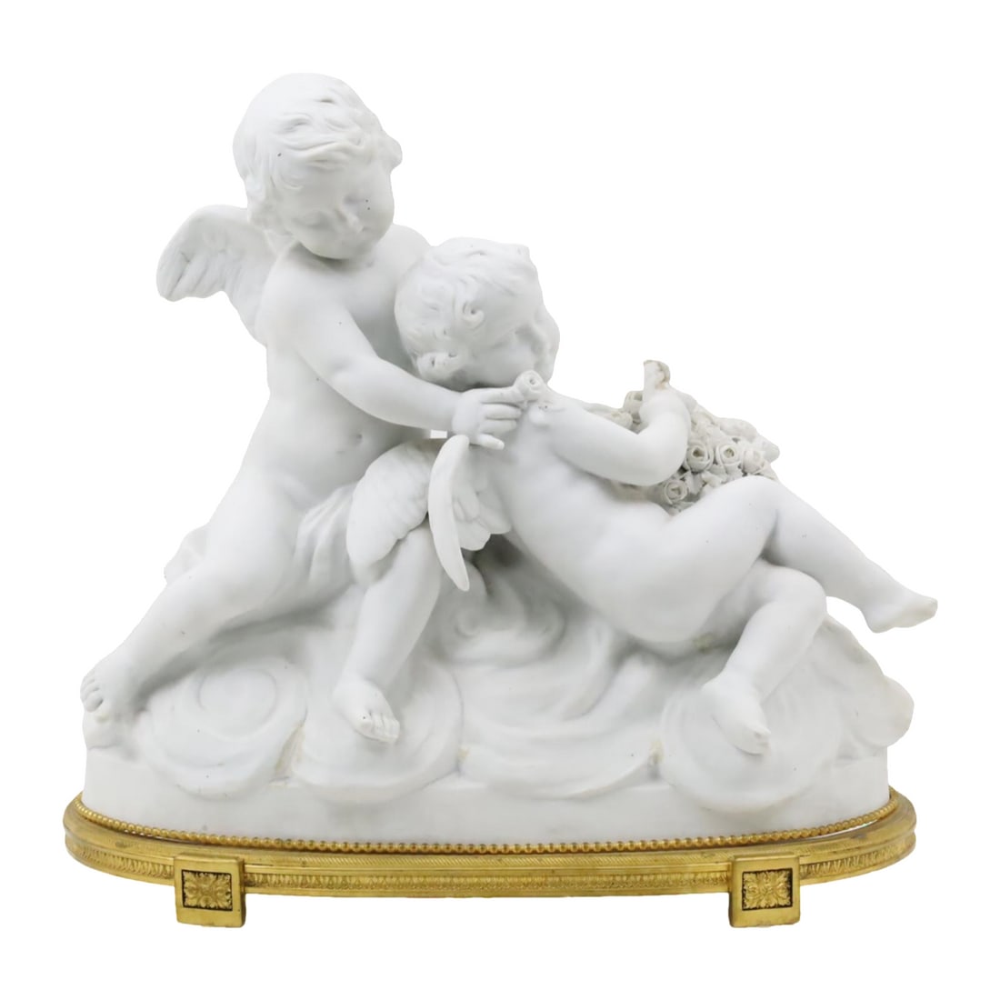 ANTIQUE FRENCH BISQUE PORCELAIN FIGURE (1 of 5)