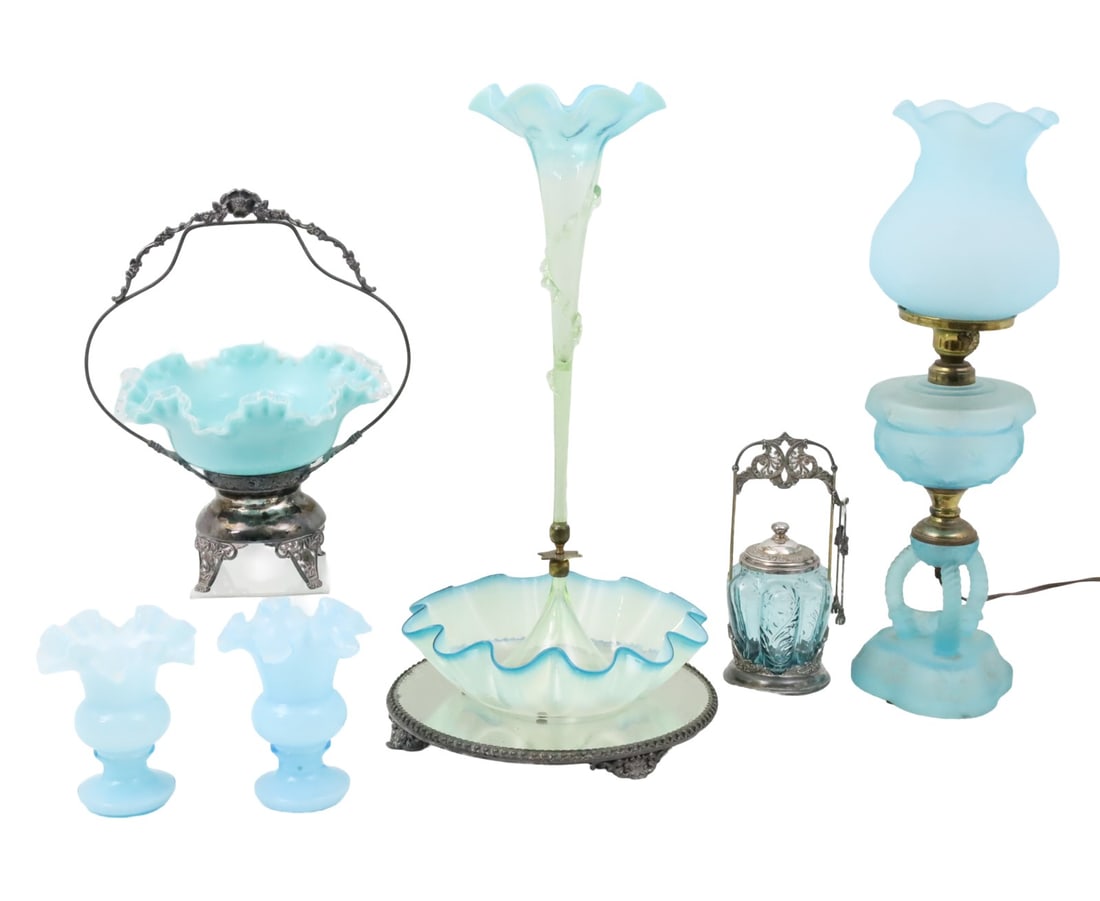 7 PC. MISC. LOT OF GLASSWARE (1 of 5)