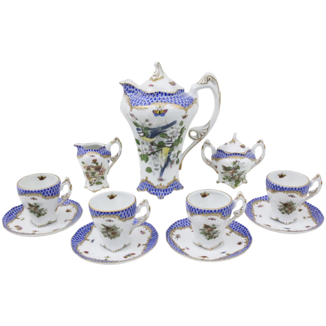 11 PC. FRENCH LIMOGES PORC. TEA SERVICE (1 of 6)