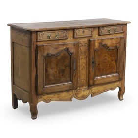 LOUIS XV PROVINCIAL WALNUT BUFFET, 18TH C.