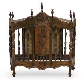 PROVINCIAL FRENCH WALNUT PANETIERE
