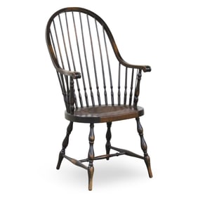 EARLY KARPEN WINDSOR ARMCHAIR